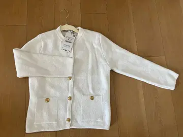 zara 새상품 화이트 가디건