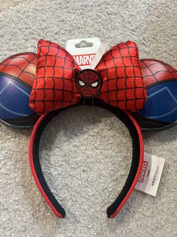 택 포함 새상품 홍콩 디즈니 스파이더맨 머리띠 marvel