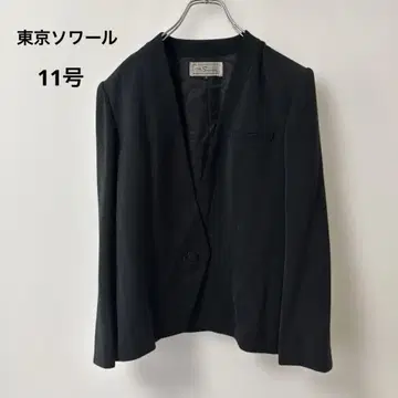 도쿄 소와르 [ 11호 ] 고급 상복 예복 블랙 포멀 자켓만