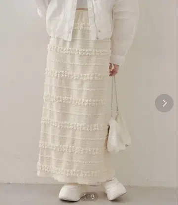 치코 chico 스커트 아이보리