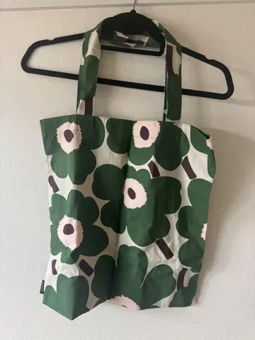 marimekko 마리메꼬 우니코 패턴 토트백 그린