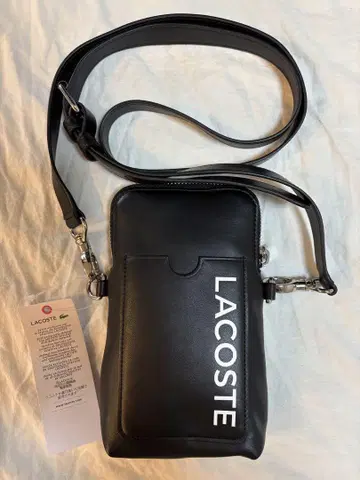LACOSTE 숄더백 블랙