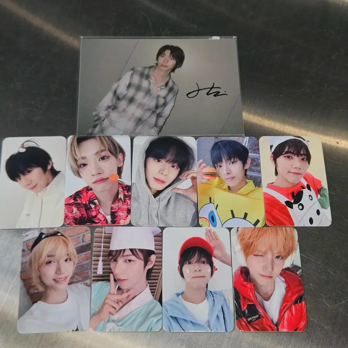 Ahof broadcast fan meeting poca photocard Park Han postcard on