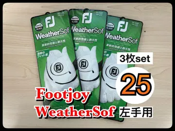 [ 3매 ] 25cm 풋조이 웨더소프 골프 그로브 장갑