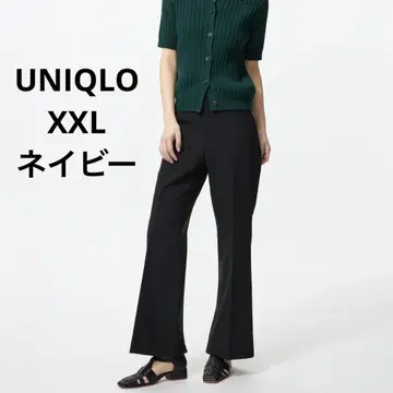 UNIQLO 스마트 플레어 팬츠 네이비 XXL 새상품