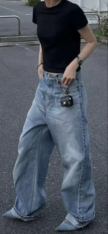 ok.soon 옥순 original wide denim 사이즈 1