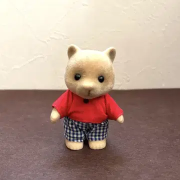 [레트로] 소프트 비닐 플로키 인형 곰