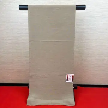 단 1점! 에리히데 오비 장식 천 3537 츠무기 감물 염색 실크
