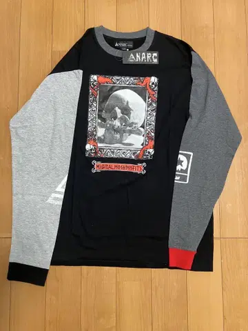 ANARCofhex 그래픽 긴팔 티셔츠