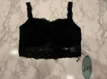deicy 레이스 뷔스티에 블랙 택 포함 미사용 새상품