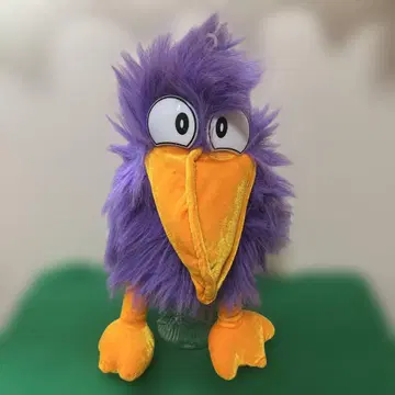 펑키 버드 핸드 퍼펫 퍼플 푹신푹신 까마귀