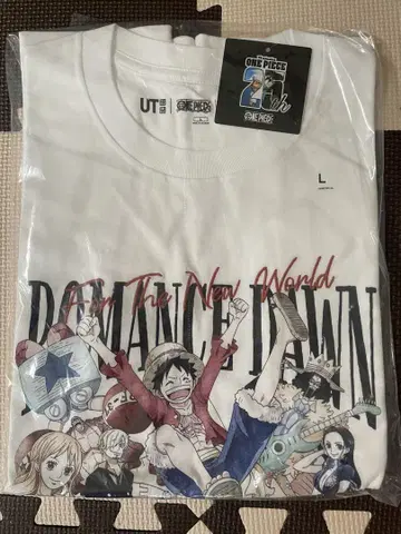 ONE PIECE 로맨싱 다운 티셔츠 L