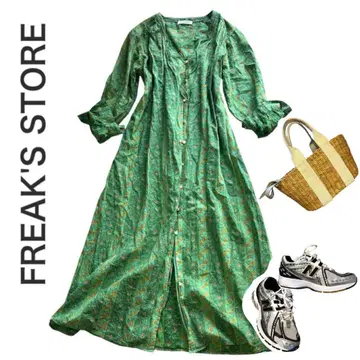 원피스 롱 인도 면 프릭스스토어 freaks store