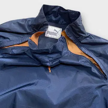 90s- puma pullover nylon jacket