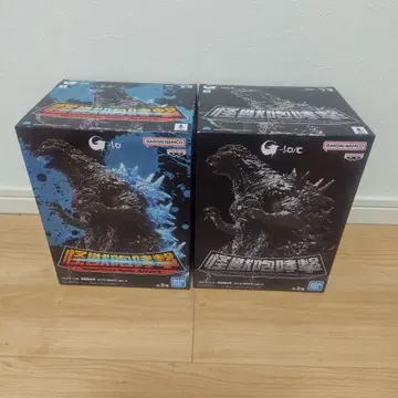 반다이 G-1/0C 고질라 피규어 2개 세트
