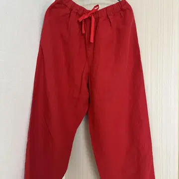 새상품급 nest Robe 네스트로브 블랙 린넨 이지 팬츠 레드