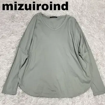 [컨디션 최상] mizuiroind 돌먼 슬리브 티셔츠 T셔츠