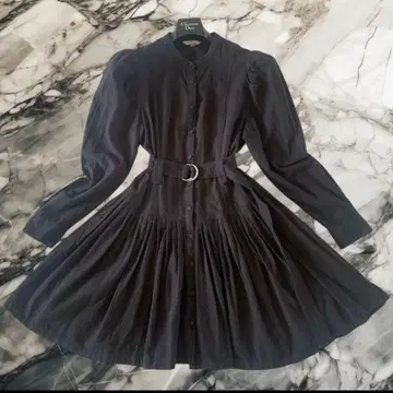 moussy 개더 초 플레어 원피스 Y2k 그런지 고스로리
