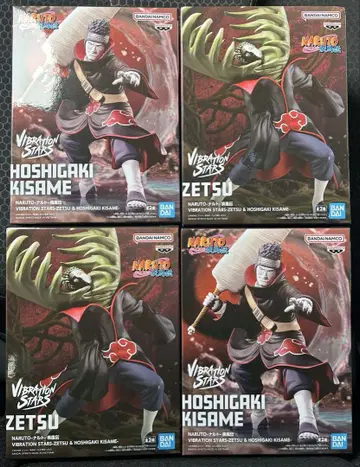 NARUTO vibration stars 제츠, 키사메 피규어 2종 4개