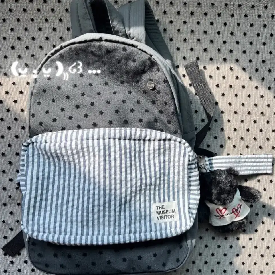 THE MUSEUM VISITOR★韓国★人気★SPRAY PRINTED BACKPACK SPRAY PRINTED BACKPACK : THE MUSEUM VISITOR