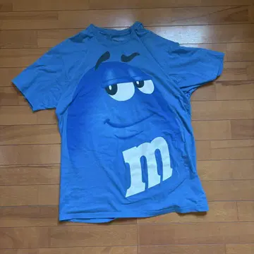 M&M's 파랑 티셔츠 L 사이즈 vintage y2k 구제 의류