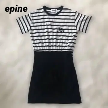 에피누 E tee rib tight onepiece border