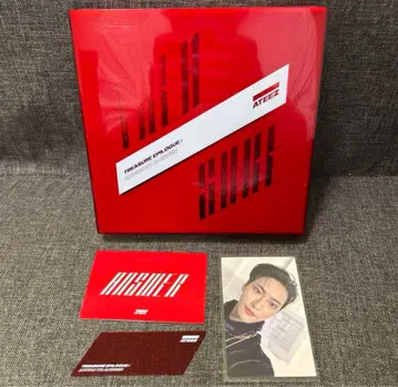 ATEEZ TREASURE Action To Answer 빨간색 성화