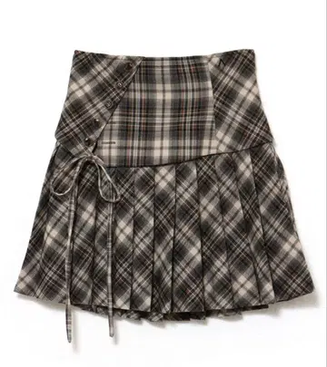 Jade highwaist mini skirt check S 사이즈