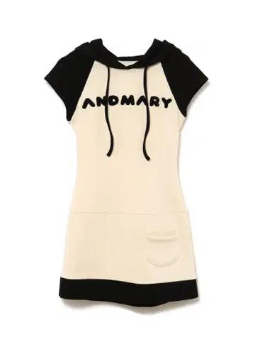 andmary mary 로고 미니 드레스