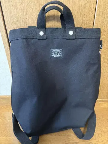 ROOTOTE 루트토 블랙 캔버스 백팩