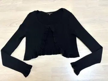 TOCCA 프릴 가디건 볼레로 가디건 원피스에 FOXEY 르네