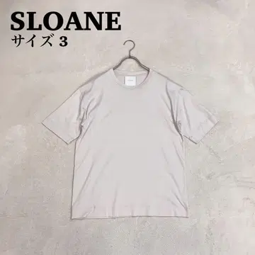 SLOANE 슬론 수피마 스무스 티셔츠 코튼 티셔츠 3 베이지