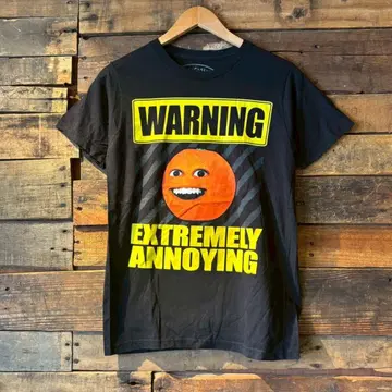 Annoying Orange T셔츠 오렌지 캐릭터 티셔츠 구제 의류