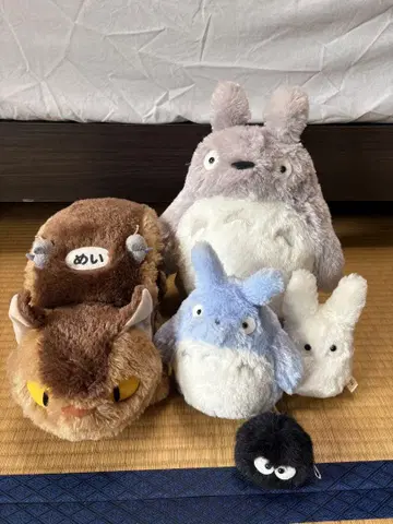 약간 빅 토토로 봉제 인형 세트