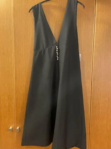 새상품 택 노리즈 블랙 오버롤 스커트 원피스