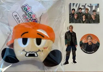 새상품 WEST. 하피누이 야츠 키리야마 아키토 스티커 포함