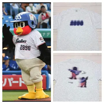 새상품급 레어 도쿄 야쿠르트 스왈로즈 2896 츠바쿠로 와펜 티셔츠 L