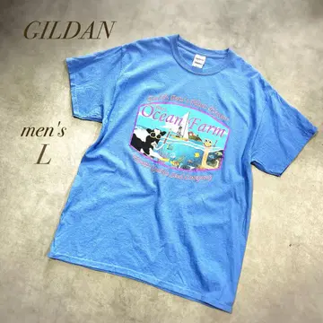 GILDAN / Ocean Farm 티셔츠 US 구제 빈티지 남성용 L