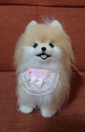 포메라니안 봉제 인형 리본 포함