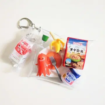 가챠 파우치 리멘트 오늘의 아침밥 치치야스 미니어처