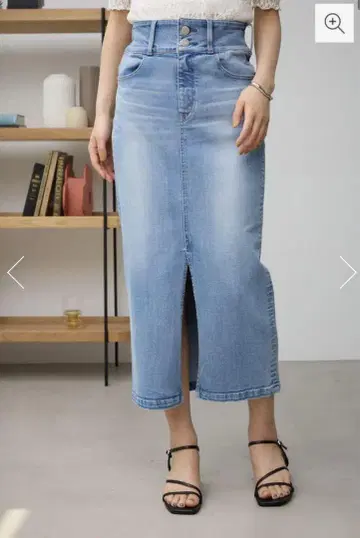 AZUL BY MOUSSY / 데님 타이트 스커트