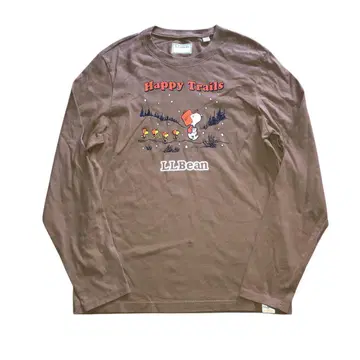 LLBean PEANUTS Happy Trails M 브라운