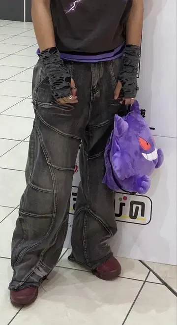 cyvist denimpants y2k opium