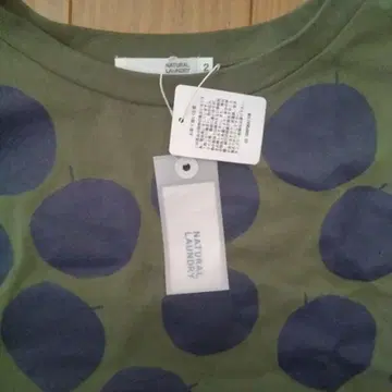 새상품 NATURAL LAUNDRY 반팔 T셔츠