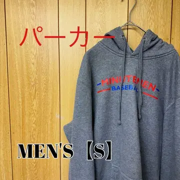 TQ52 [ US 수입 ] 후드티 [ 남성용 S 상당 ] 그레이