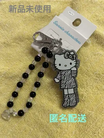 아베일 산리오 키티 하트 제브라 참