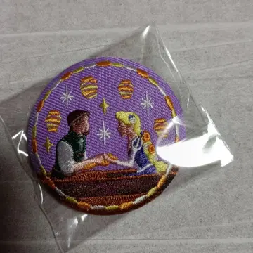 디즈니 자수 캔뱃지 라푼젤