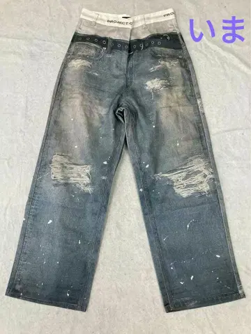 PROJECT/ GR TROMPE-L'IL DENIM PANTS*