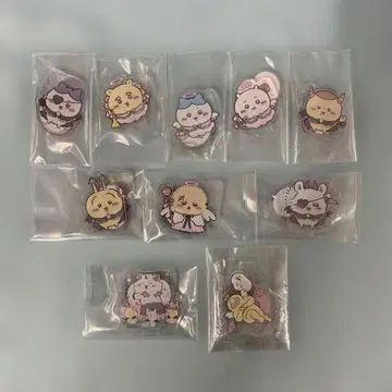 전10종 세트 천사 악마@도쿄역 아크릴 스탠드 in 캡슐