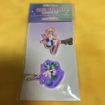 세일러문 로손 콜라보 앞머리 클립 우라누스&넵튠